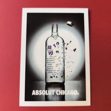 ABSOLUT CHICAGO VODKA COLLECTION N. 43  CARTOLINA PUBBLICITARIA 