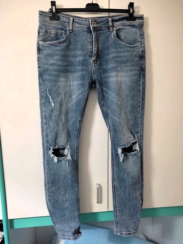 Jeans slim fit blu - , denim