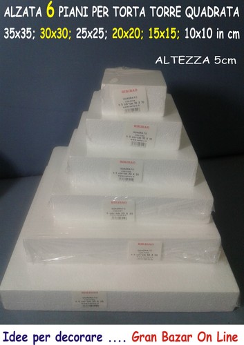 Alzate torte forme polistirolo - alzate,