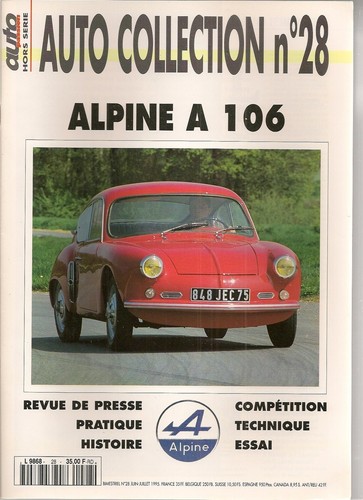 Auto collection alpine a106 - collection,