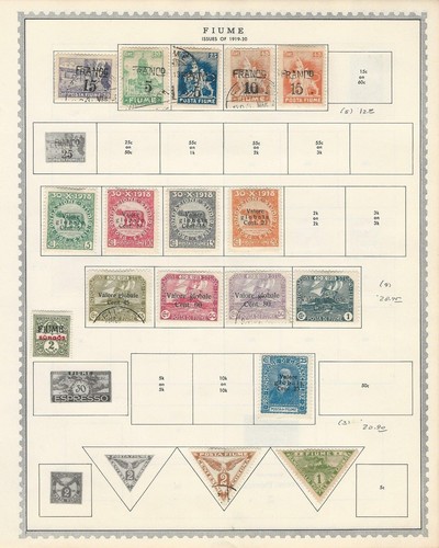 Collezione fiume 1918 - collezione, 1918-1924