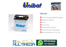 BATTERIA MOTO UNIBAT PER