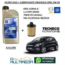 4 LITRI OLIO MOTORE ORIGINALE