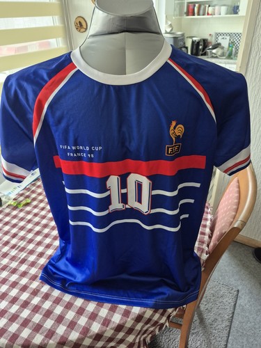 Maglia france 1998 zidane 10 - 1998, #10