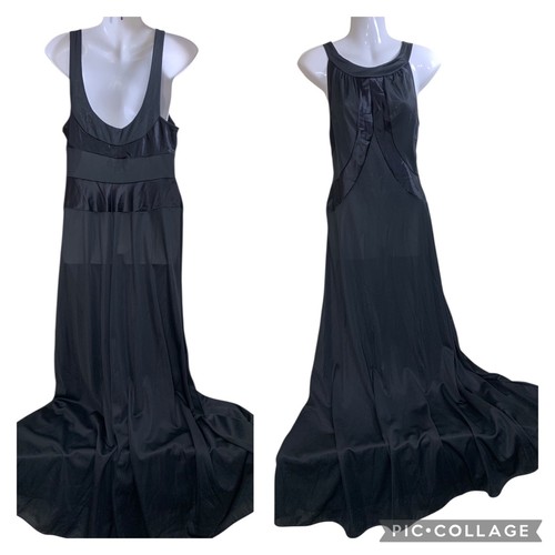Abito slip vintage nero - abito,
