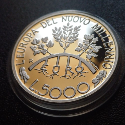 5000 lire proof repubblica - 5000,