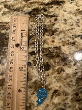 Bracciale sorellina blu cuore - bracciale,