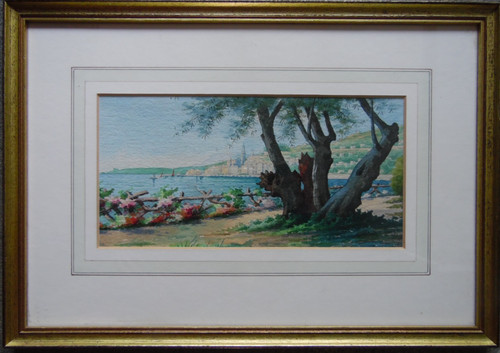 Veduta mentone dal - dal, mare