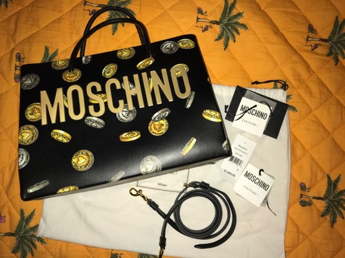 Moschino leather roman - moschino, coin