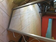 Specchio parete a piede grigio ferro in buone condizioni 165x35 cm