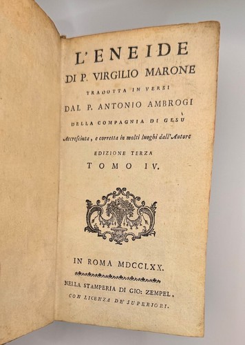 Virgil aeneid 1770 - virgil’s, aeneid,