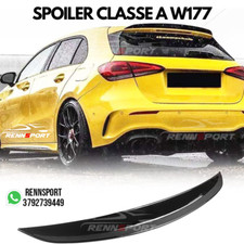 SPOILER POSTERIORE AMG TETTO MERCEDES CLASSE A W177 NERO LUCIDO A35 A180 200 220