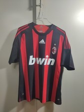 Milan 2008-2009 Adidas Home Shirt Originale Taglia M Serie A Jersey