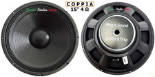 S-154 Coppia (800W) Woofer SubWoofer Cono UNIVERSALE 38 Cm 15" Pollici 4 Ohm