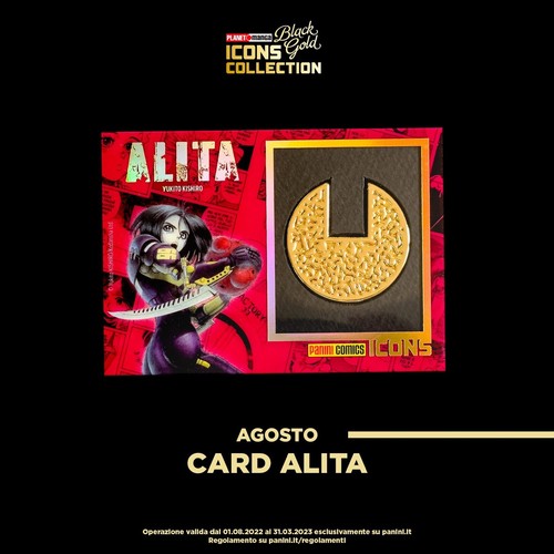 Alita manga icons - alita, gold