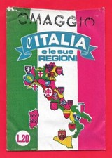 BUSTINA FIGURINE L'ITALIA E LE SUE REGIONI - EDIZIONI C.D.C. - ALBI DEL SAPERE