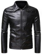 Giacca Moto Uomo Nero Grigio