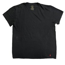 Polo Ralph Lauren T-Shirt Uomo Vestibilità Classica 100% Cotone Manica Corta Nera Large