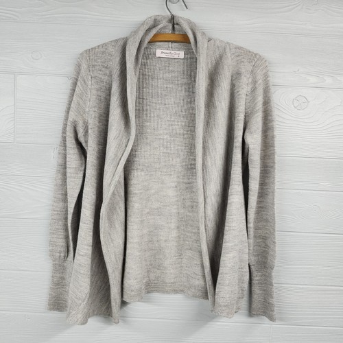 Maglione cardigan lana grigio