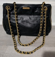 Borsa a tracolla donna Rebecca Minkoff Swing pelle tracolla catena nera