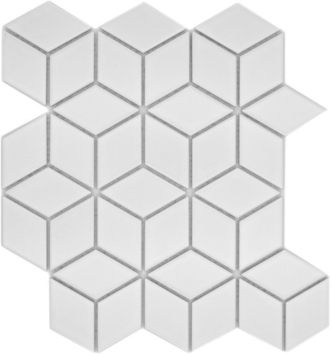 Mosaico multiformato bianco - mosaico,