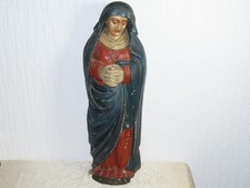 Antico Legno Statua Santa