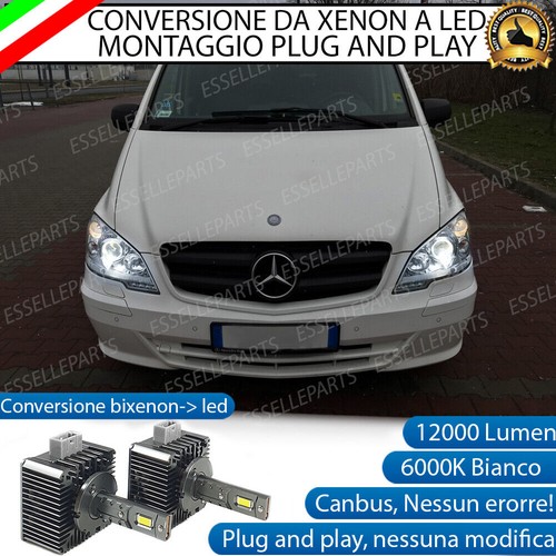 Coppia lampade d1s led - led, da