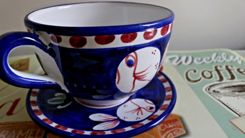 Tazza piattino cappuccino in - e,