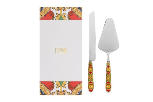 Set tagliatorta ceramica - set, in