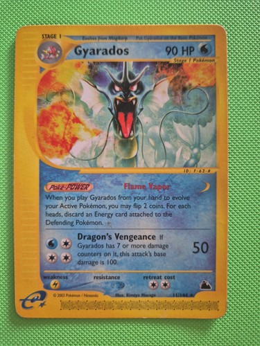 Pokemon gyarados card 144 - pokemon,