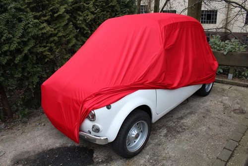 Telo copriauto rosso - , satinato