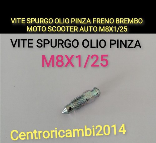 Vite spurgo olio pinza freno - vite,