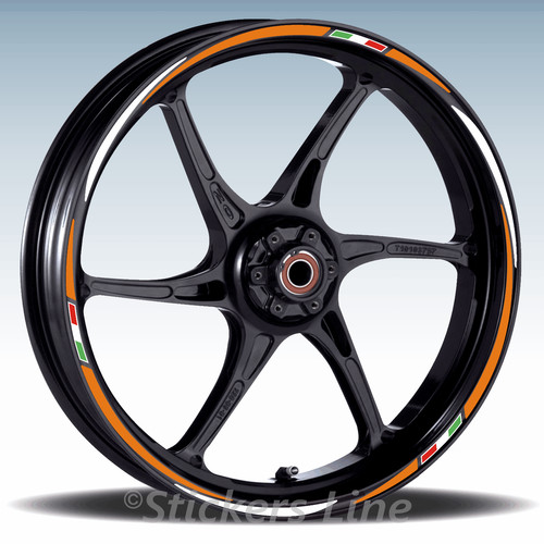 Adesivi ruote moto strisce