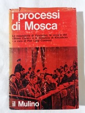 I Processi di Mosca - Le requisitorie di Vyscinskij Libro Contessi Mulino 1970