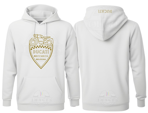 Felpa ducati con cappuccio - felpa,