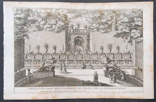 Stampa antica 1690 veduta