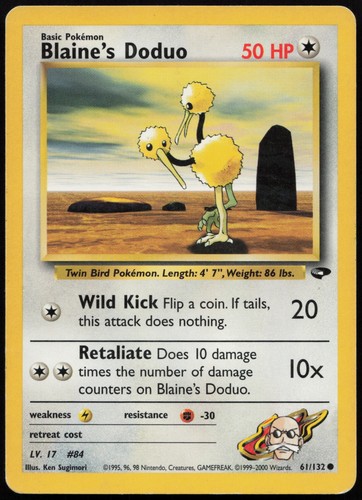 Pokemon tcg blaine - tcg, doduo