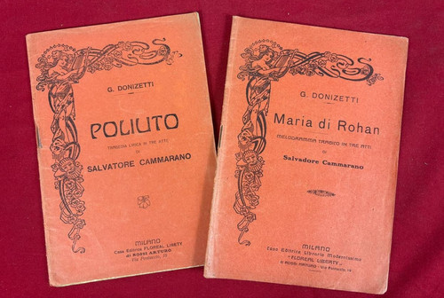 Lotto libretti opera - libretti, d’opera