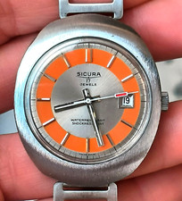 Orologio Sicura breitling ovettone watch ufo swiss made mechanical clock 38mm