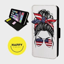 AMERICAN FLAG BANDANA GIRL -