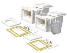 2 Pezzi Skimmer a Bocca Larga 17.5 Lungo in Confezione Doppia - Skimmer Skimmer Superficie