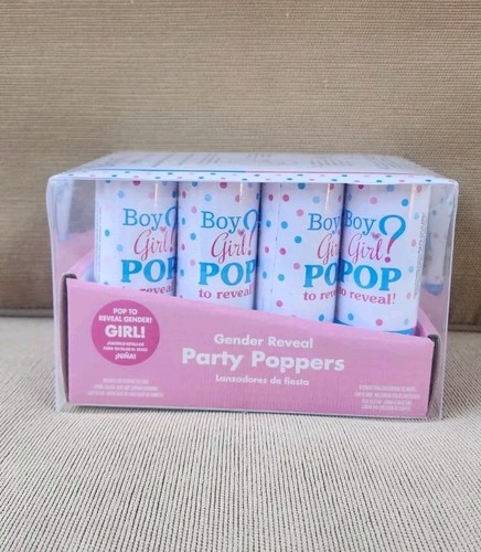 Gender reveal party - reveal, popper