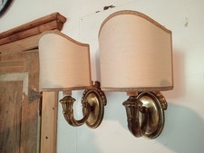 Coppia di applique In Ottone