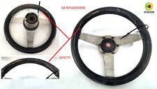 VOLANTE EPOCA RESTAURO MOZZO E LOGO FIAT 500 VINTAGE 1974 44A