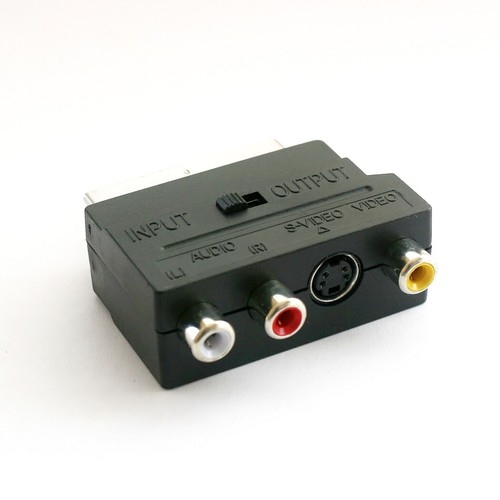 Adattatore scart rca - scart,