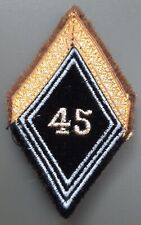 Losange Mle 1945 cadre 45° RT ou RIT RÉGIMENT TRANSMISSIONS 3 SOUTACHES AFN
