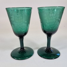 Antica coppia bicchieri da