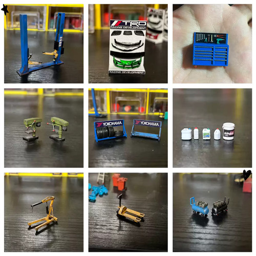 Diorama scala auto garage - diorama,
