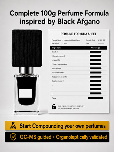 Black afgano inspired perfume - black,