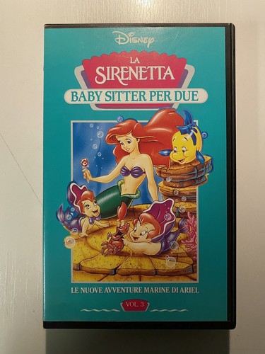 Vhs disney sirenetta baby - vhs, la